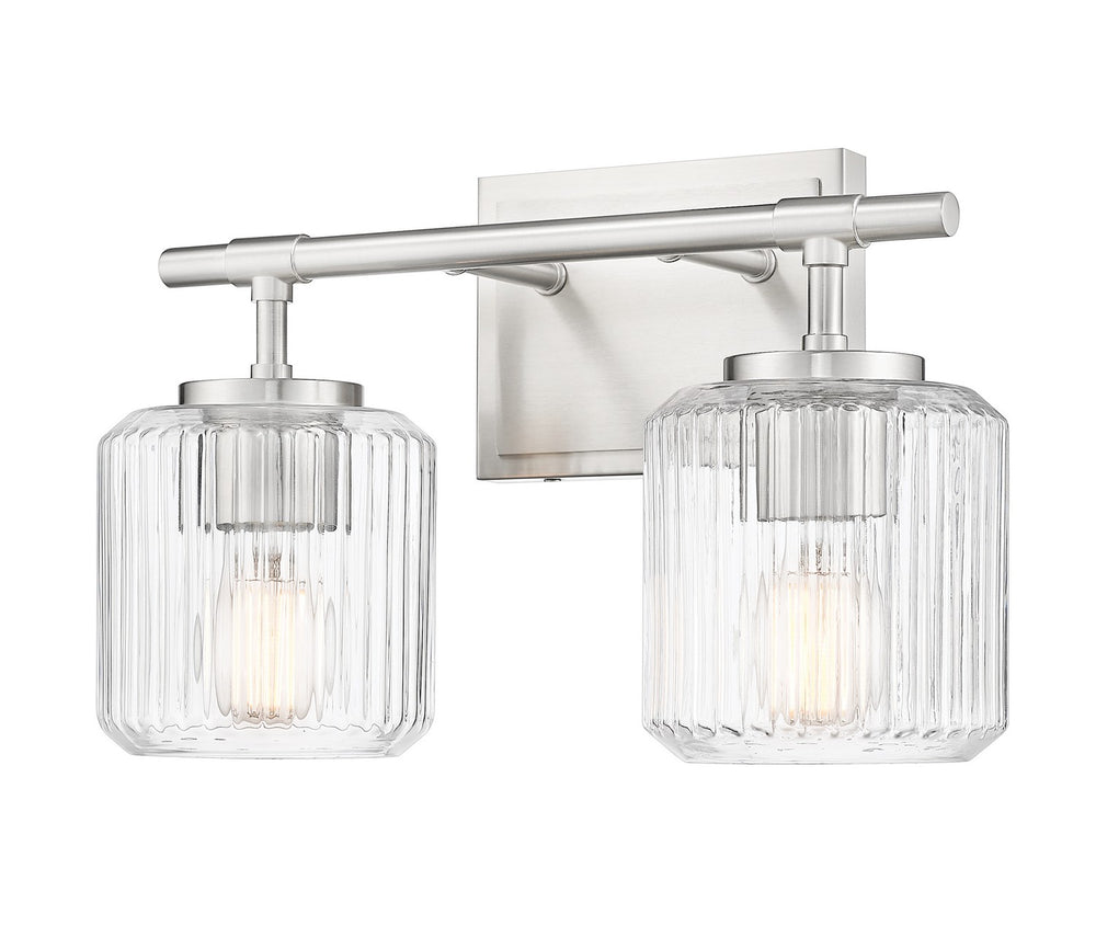 Z-Lite Canada - Two Light Vanity - Landon - Brushed Nickel- Union Lighting Luminaires Decor