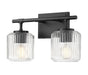 Z-Lite Canada - Two Light Vanity - Landon - Matte Black- Union Lighting Luminaires Decor