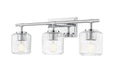 Z-Lite Canada - Three Light Vanity - Landon - Chrome- Union Lighting Luminaires Decor