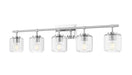 Z-Lite Canada - Five Light Vanity - Landon - Chrome- Union Lighting Luminaires Decor