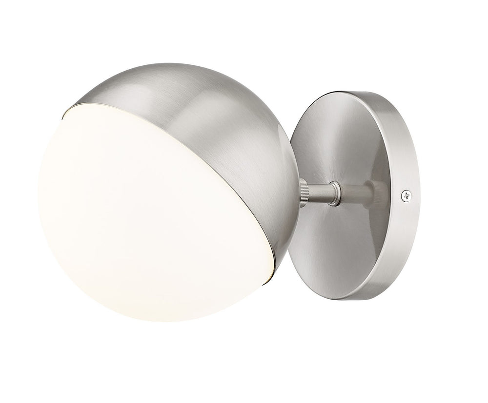 Z-Lite Canada - One Light Wall Sconce - Realm Sphere - Brushed Nickel- Union Lighting Luminaires Decor
