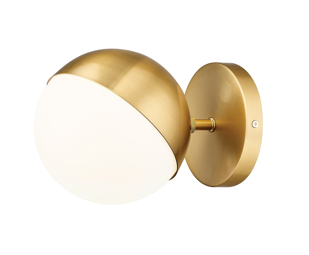 Z-Lite Canada - One Light Wall Sconce - Realm Sphere - Modern Gold- Union Lighting Luminaires Decor