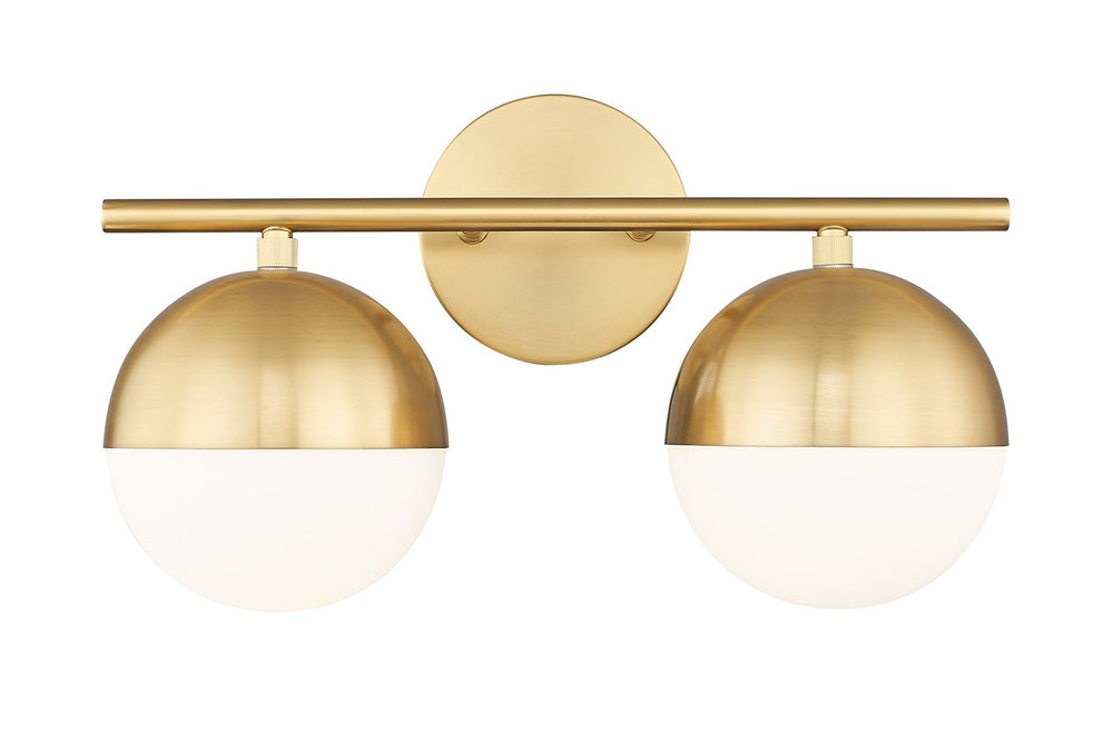 Z-Lite Canada - Two Light Vanity - Realm Sphere - Modern Gold- Union Lighting Luminaires Decor