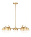 Z-Lite Canada - Five Light Chandelier - Realm Sphere - Modern Gold- Union Lighting Luminaires Decor
