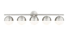 Z-Lite Canada - Five Light Vanity - Realm Sphere - Brushed Nickel- Union Lighting Luminaires Decor