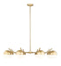 Z-Lite Canada - Eight Light Chandelier - Realm Sphere - Modern Gold- Union Lighting Luminaires Decor