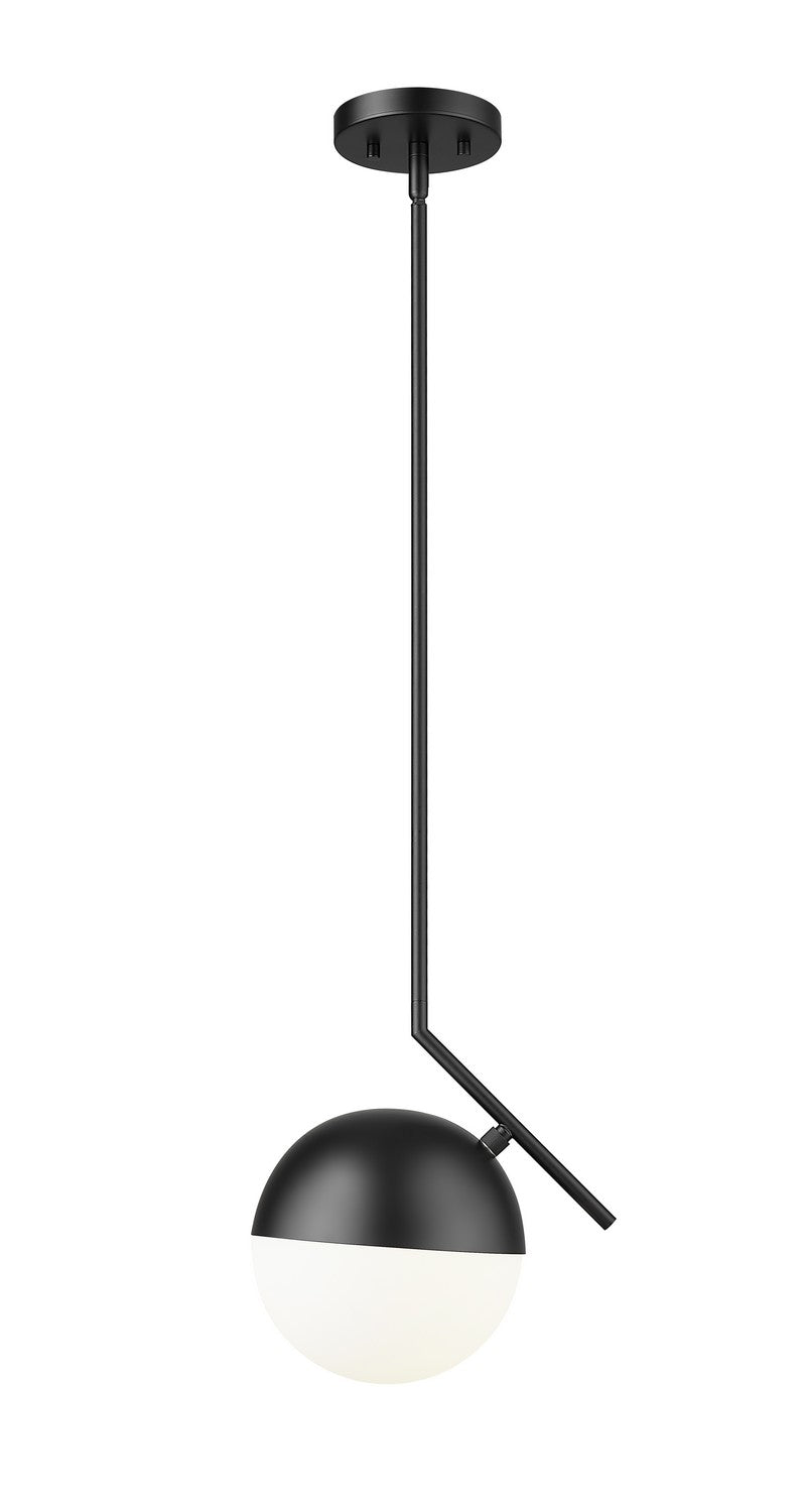 Z-Lite Canada - One Light Pendant - Realm Sphere - Matte Black- Union Lighting Luminaires Decor