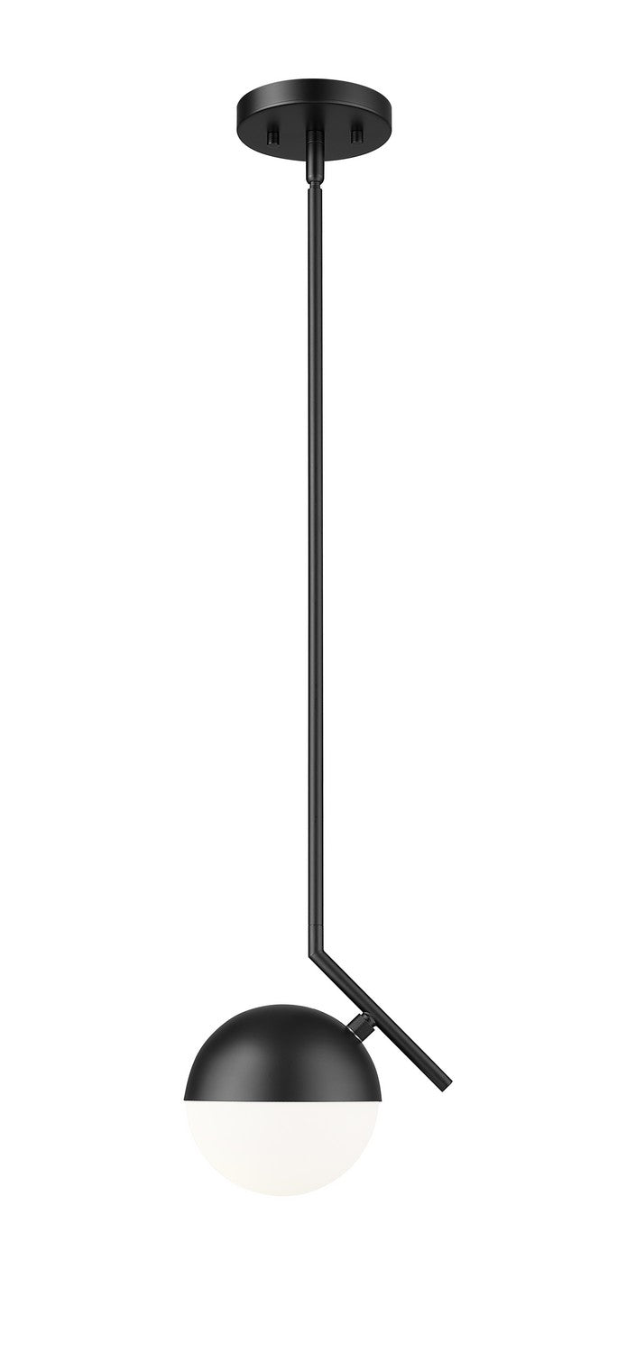 Z-Lite Canada - One Light Pendant - Realm Sphere - Matte Black- Union Lighting Luminaires Decor