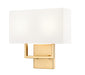 Z-Lite Canada - Two Light Wall Sconce - Saxon - Olde Brass- Union Lighting Luminaires Decor