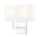 Z-Lite Canada - Two Light Wall Sconce - Saxon - Polished Nickel- Union Lighting Luminaires Decor