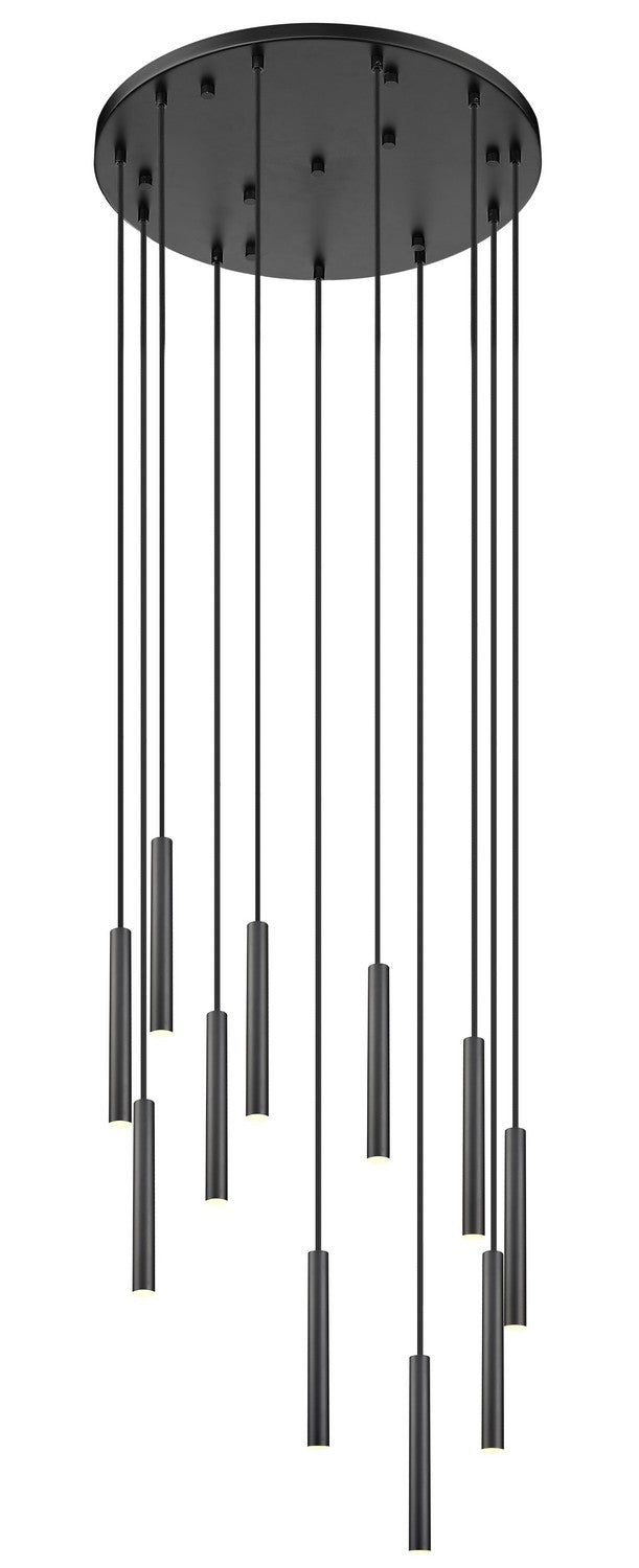 Z-Lite Canada - LED Chandelier - Forest - Matte Black- Union Lighting Luminaires Decor
