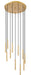 Z-Lite Canada - LED Chandelier - Forest - Modern Gold- Union Lighting Luminaires Decor