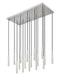 Z-Lite Canada - LED Linear Chandelier - Forest - Brushed Nickel- Union Lighting Luminaires Decor