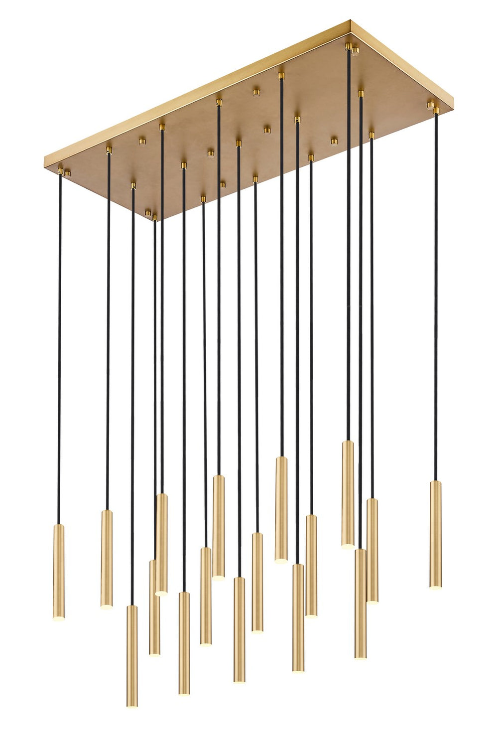 Z-Lite Canada - LED Linear Chandelier - Forest - Modern Gold- Union Lighting Luminaires Decor