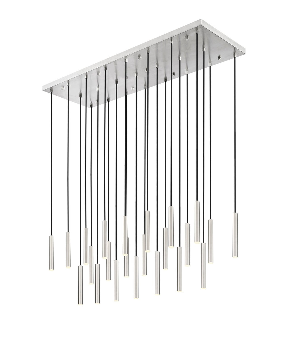 Z-Lite Canada - LED Linear Chandelier - Forest - Brushed Nickel- Union Lighting Luminaires Decor