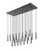 Z-Lite Canada - LED Linear Chandelier - Forest - Matte Black- Union Lighting Luminaires Decor