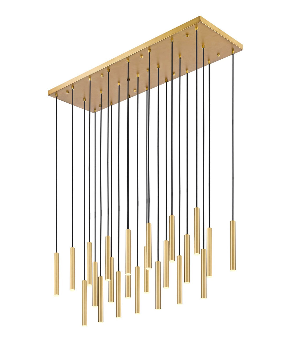 Z-Lite Canada - LED Linear Chandelier - Forest - Modern Gold- Union Lighting Luminaires Decor