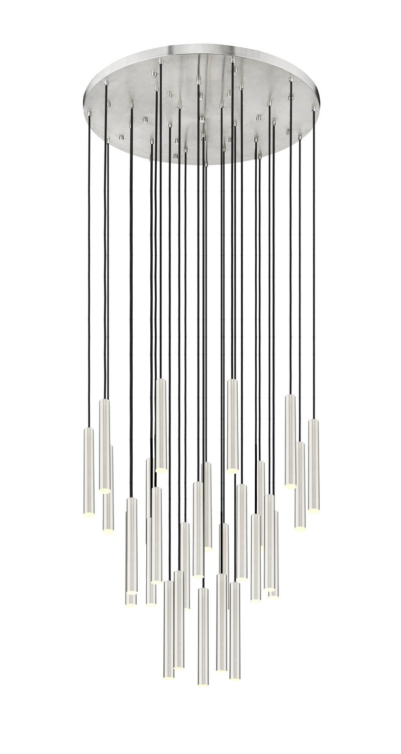 Z-Lite Canada - LED Chandelier - Forest - Brushed Nickel- Union Lighting Luminaires Decor
