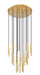 Z-Lite Canada - LED Chandelier - Forest - Modern Gold- Union Lighting Luminaires Decor