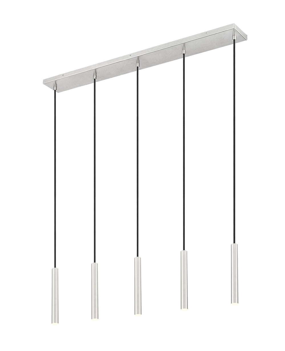 Z-Lite Canada - LED Linear Chandelier - Forest - Brushed Nickel- Union Lighting Luminaires Decor