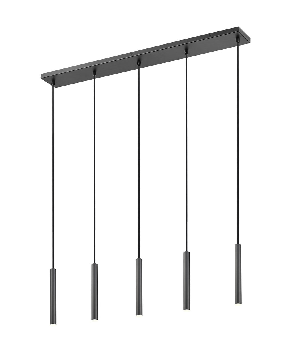 Z-Lite Canada - LED Linear Chandelier - Forest - Matte Black- Union Lighting Luminaires Decor