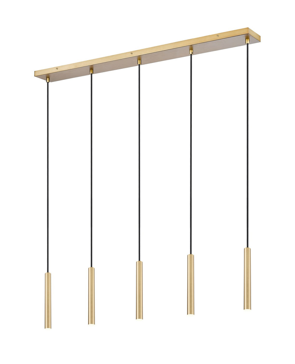 Z-Lite Canada - LED Linear Chandelier - Forest - Modern Gold- Union Lighting Luminaires Decor