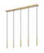 Z-Lite Canada - LED Linear Chandelier - Forest - Modern Gold- Union Lighting Luminaires Decor