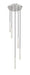 Z-Lite Canada - LED Chandelier - Forest - Brushed Nickel- Union Lighting Luminaires Decor