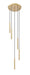 Z-Lite Canada - LED Chandelier - Forest - Modern Gold- Union Lighting Luminaires Decor