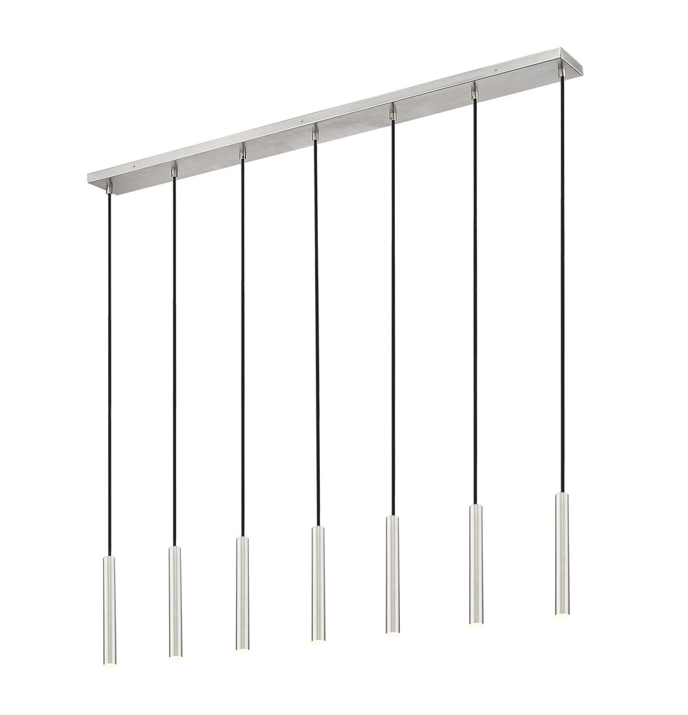 Z-Lite Canada - LED Linear Chandelier - Forest - Brushed Nickel- Union Lighting Luminaires Decor