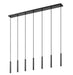 Z-Lite Canada - LED Linear Chandelier - Forest - Matte Black- Union Lighting Luminaires Decor