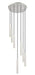 Z-Lite Canada - LED Chandelier - Forest - Brushed Nickel- Union Lighting Luminaires Decor