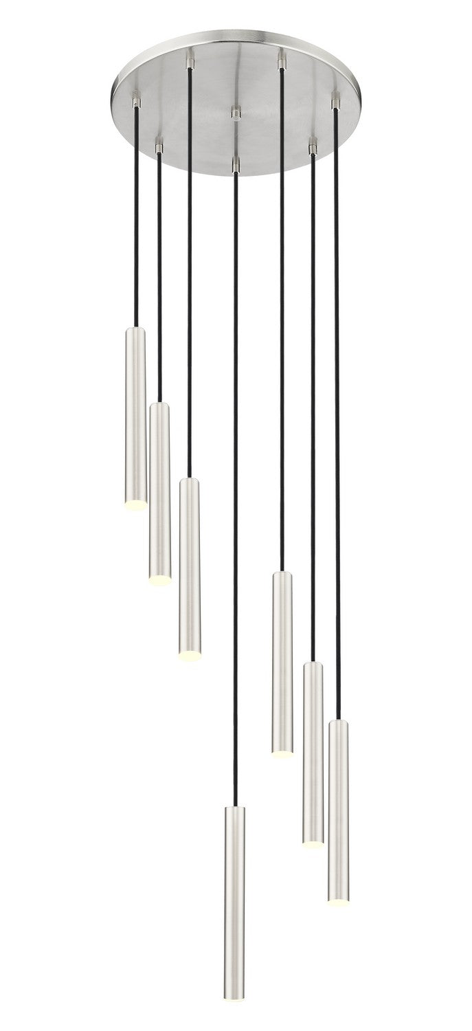 Z-Lite Canada - LED Chandelier - Forest - Brushed Nickel- Union Lighting Luminaires Decor