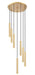 Z-Lite Canada - LED Chandelier - Forest - Modern Gold- Union Lighting Luminaires Decor