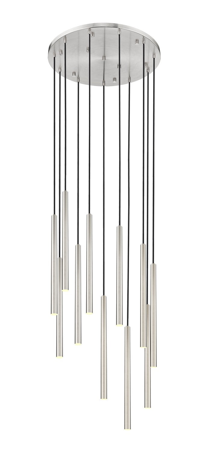 Z-Lite Canada - LED Chandelier - Forest - Brushed Nickel- Union Lighting Luminaires Decor