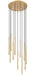 Z-Lite Canada - LED Chandelier - Forest - Modern Gold- Union Lighting Luminaires Decor