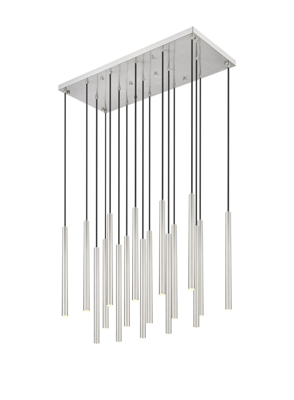 Z-Lite Canada - LED Linear Chandelier - Forest - Brushed Nickel- Union Lighting Luminaires Decor