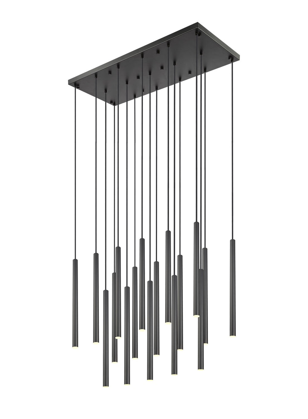 Z-Lite Canada - LED Linear Chandelier - Forest - Matte Black- Union Lighting Luminaires Decor