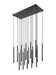 Z-Lite Canada - LED Linear Chandelier - Forest - Matte Black- Union Lighting Luminaires Decor