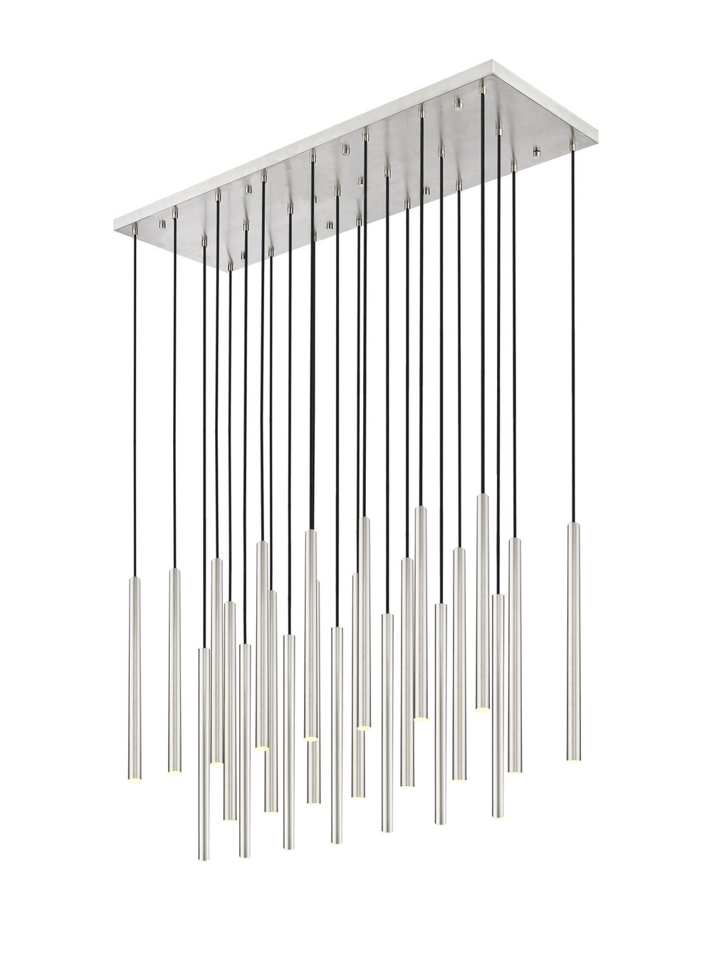 Z-Lite Canada - LED Linear Chandelier - Forest - Brushed Nickel- Union Lighting Luminaires Decor