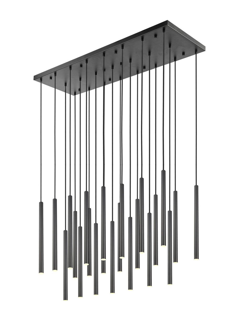 Z-Lite Canada - LED Linear Chandelier - Forest - Matte Black- Union Lighting Luminaires Decor
