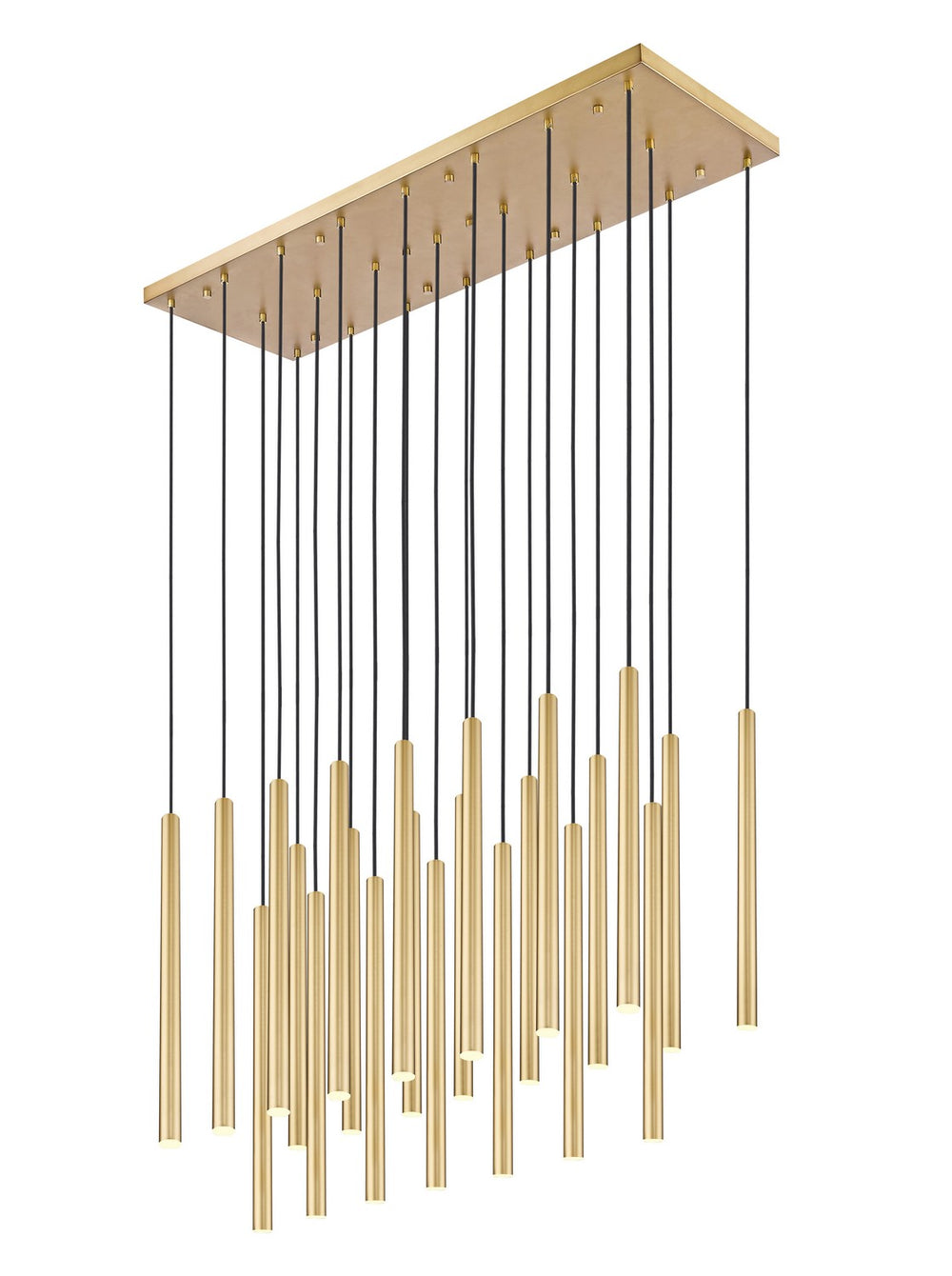 Z-Lite Canada - LED Linear Chandelier - Forest - Modern Gold- Union Lighting Luminaires Decor