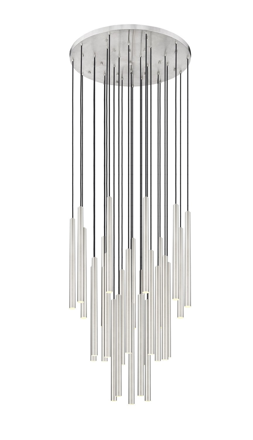 Z-Lite Canada - LED Chandelier - Forest - Brushed Nickel- Union Lighting Luminaires Decor