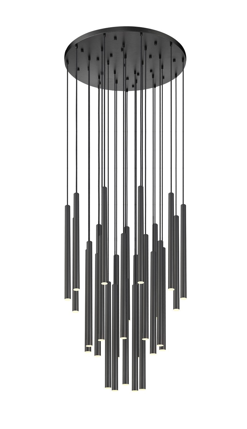 Z-Lite Canada - LED Chandelier - Forest - Matte Black- Union Lighting Luminaires Decor