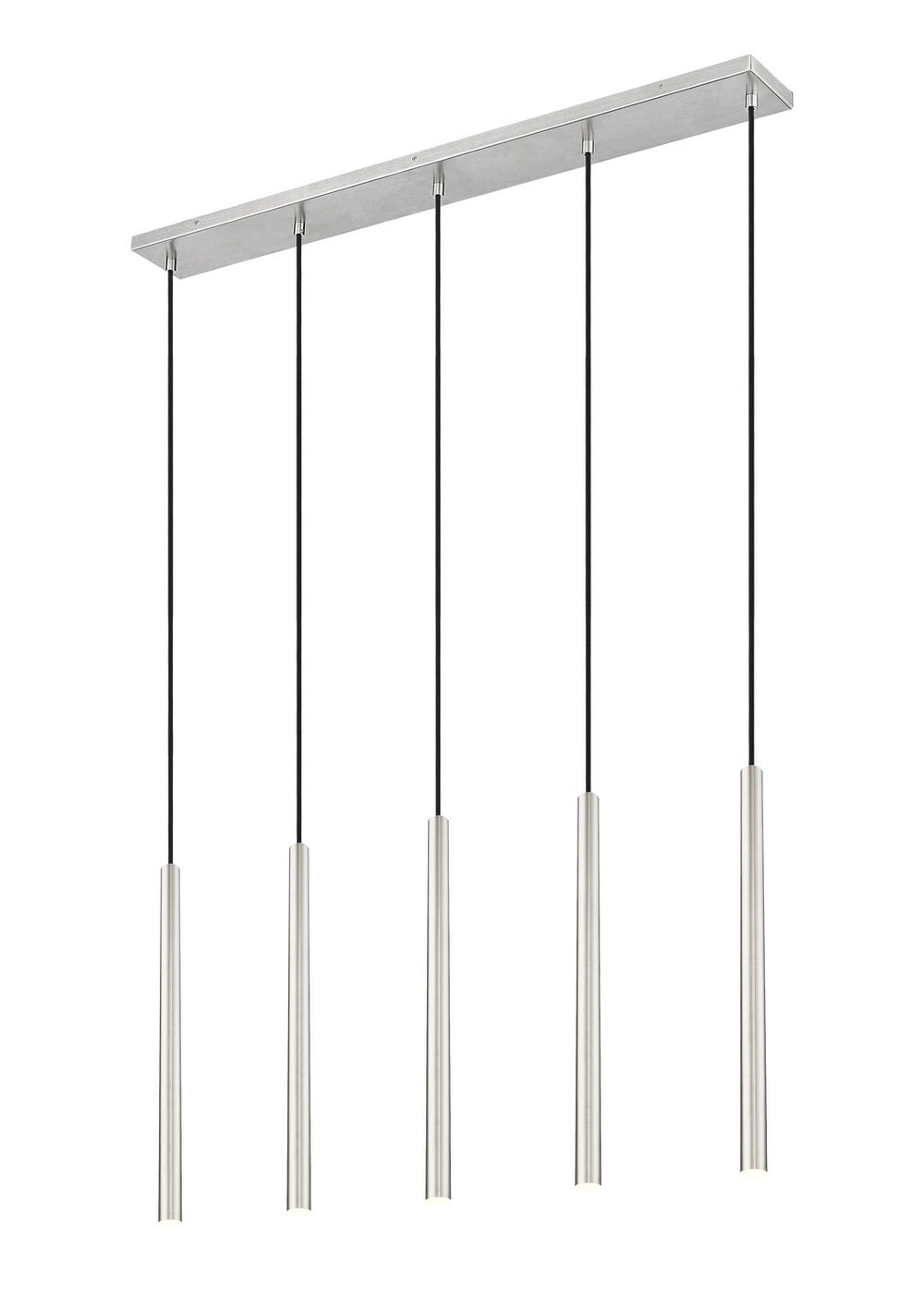 Z-Lite Canada - LED Linear Chandelier - Forest - Brushed Nickel- Union Lighting Luminaires Decor