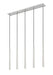 Z-Lite Canada - LED Linear Chandelier - Forest - Brushed Nickel- Union Lighting Luminaires Decor