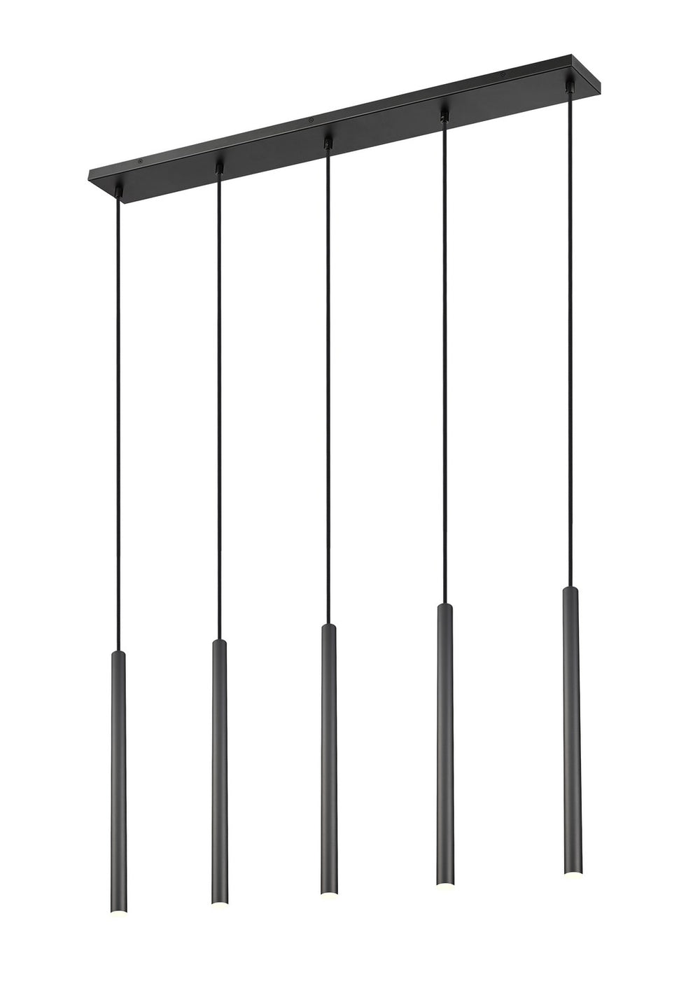 Z-Lite Canada - LED Linear Chandelier - Forest - Matte Black- Union Lighting Luminaires Decor