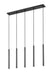 Z-Lite Canada - LED Linear Chandelier - Forest - Matte Black- Union Lighting Luminaires Decor