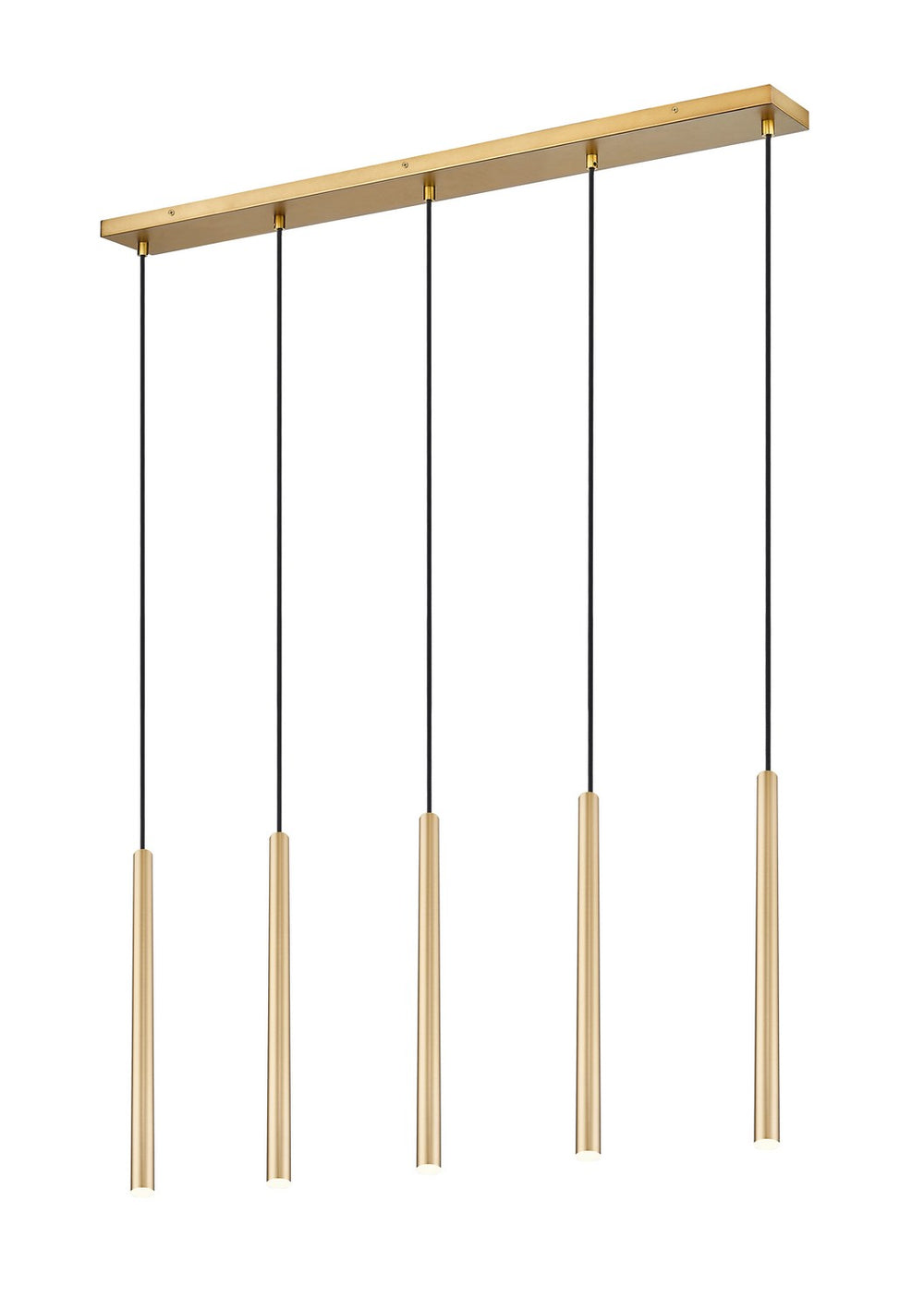 Z-Lite Canada - LED Linear Chandelier - Forest - Modern Gold- Union Lighting Luminaires Decor