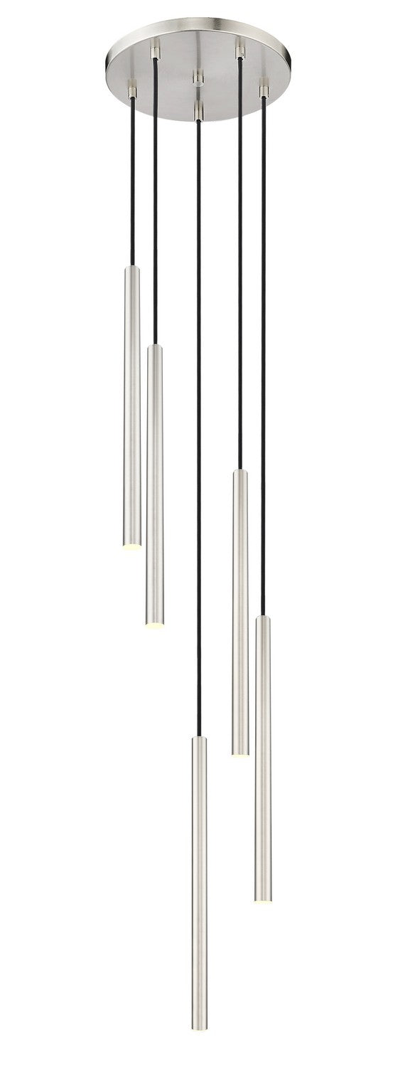 Z-Lite Canada - LED Chandelier - Forest - Brushed Nickel- Union Lighting Luminaires Decor